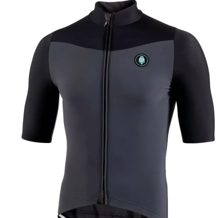 Bianchi Milano Murata Thermal Black Gray Jersey XXXL8,
