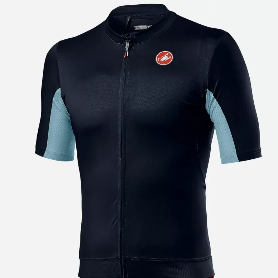 Castelli Vantaggio jersey - Blue light blue