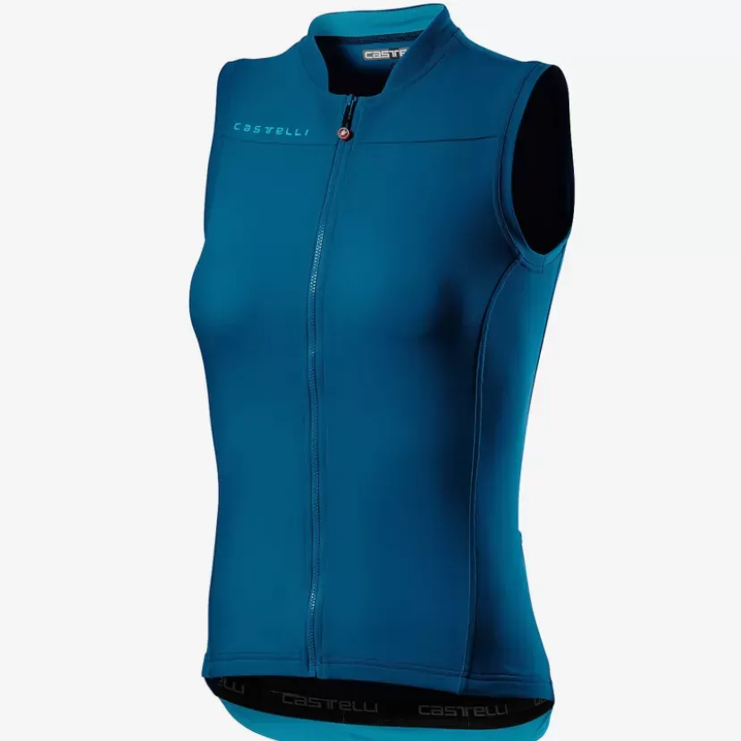 Castelli Anima 3 woman sleeveless jersey - Blue