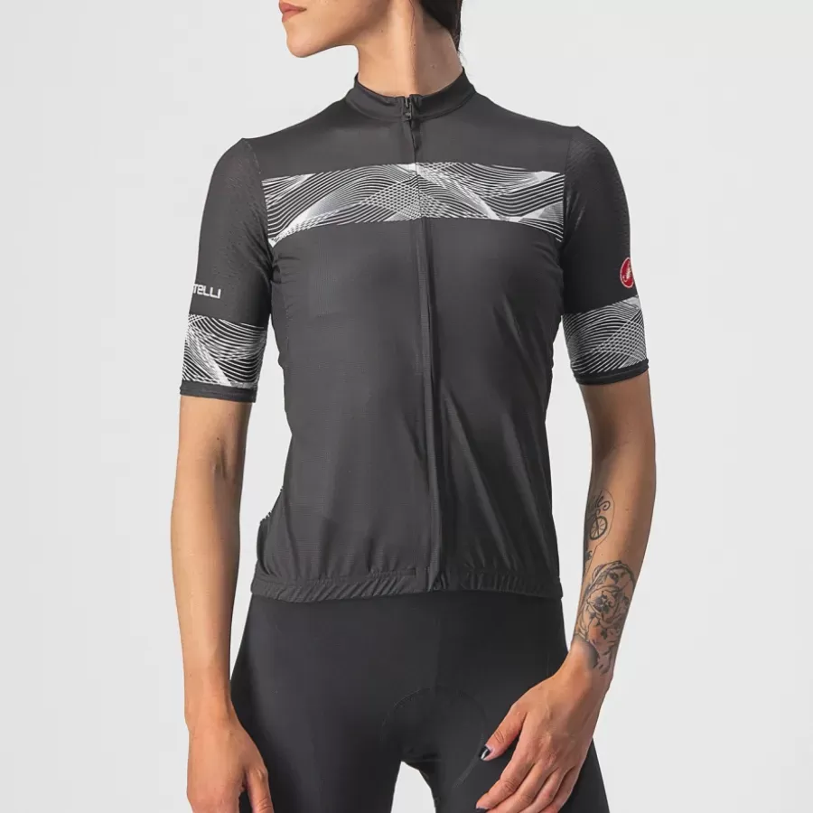 Castelli Fenice Woman Jersey - Black For Sale