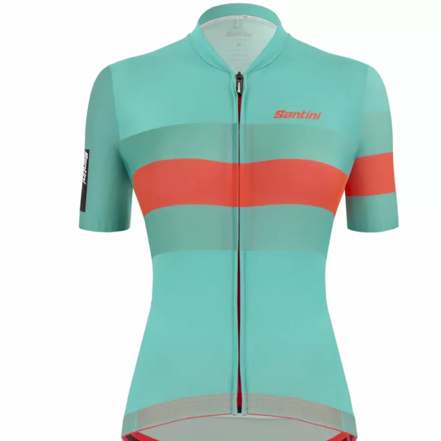 Santini Sleek Bengal Woman Jersey - Light Blue To Buy