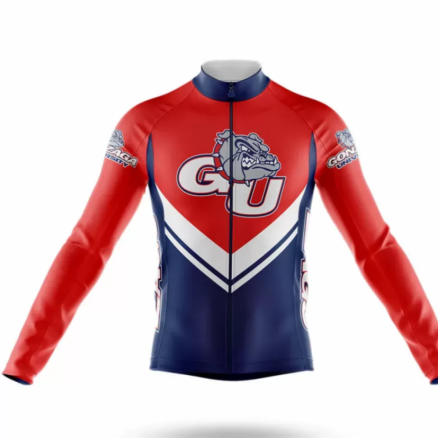 Gonzaga University Long Sleeve Cycling Jersey Ver.3