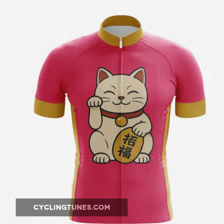 Lucky Cat Maneki-Neko Cycling Jersey