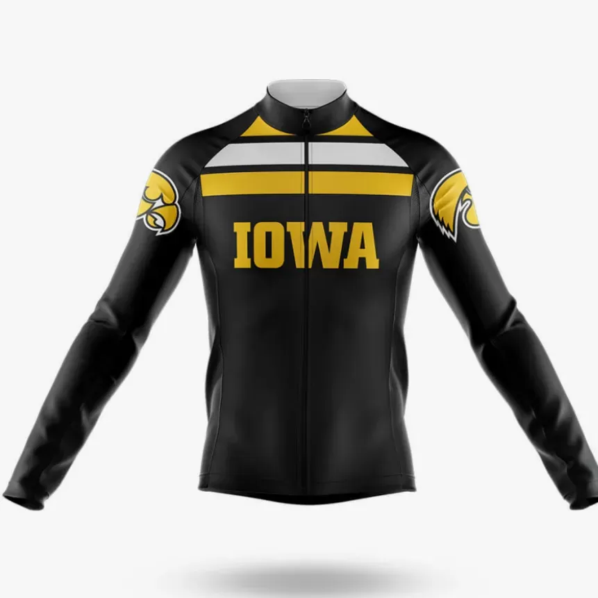 University of Iowa Long Sleeve Cycling Jersey Ver.3
